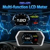 P17 Car HUD Head-up Display GPS Speed Meter Car OBD2 Fault Elimination Code