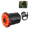 WEST BIKING Bicycle USB Charging Smart Brake Sensor Warning Tail Light(Sit Tube)