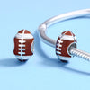 S925 Sterling Silver DIY Rugby Ball Accessories