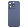iPhone 15 Pro Back Cover with Camera Lens Cover, MagSafe, Blue