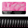 Scratch-free Ultra-thin Seamless Manicure Nail Plate, Shape: 10 Short Coffin