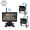 PZ-607-W1-2A Wireless Dual Cameras Rear View Camera Infrared Night Vision Rear View Parking Reversing System