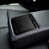 2 PCS Car Carbon Fiber Rear Water Cup Holder Panel Decorative Sticker for Infiniti Q50 / Q60 2014-2020