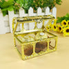 2 PCS Mini Jewelry Storage Box Princess Style Decoration Box Gift Candy Storage Box(Blue)