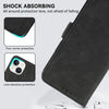 For Samsung Galaxy A26 5G ABEEL Frosted Magnetic RFID Leather Phone Case(Black)