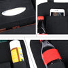 KANEED Auto Car Backseat Organizer Multi-Pocket Travel Storage Bag for Sunglass Phone Tissue Beverage Drink Can(Black)