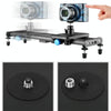 YELANGU L140T-A 40cm Carbon Fiber Slide Rail Track with Phone Clamp & BallHead Adapter for Smartphones (Black)