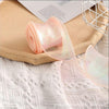 6cm x 9m Champagne Pink Symphony Fishtail Yarn Flower Cake Baking Packaging Ribbon Lace Decorative Webbing