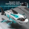 Children Motorized Universal Mechanical Shark Boys Simulation Model Toys(Gray)