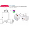 YSY-6087 20W PD + QC 3.0 Dual Ports Travel Charger Power Adapter, UK Plug