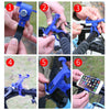 360 Degree Rotatable Aluminum Alloy Phone Bracket for Bicycle, Suitable for 50-100mm Device(Red)