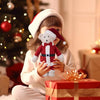 Plush Bear Doll Christmas Ornaments Children Christmas Gift Dolls(Standing Posture)