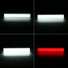 Q21 21cm White + Red USB LED Strip Light Portable 5V 650mA 5500-6500K with Switch