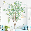 Plant Background Wall Stickers Living Room Sofa Decorative Decals(Green)