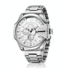 CAGARNY 6839 Fashion Waterproof Quartz Watch with Stainless Steel Band