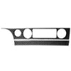 2 in 1 Car Carbon Fiber Air Conditioning Button Panel Decorative Sticker for Honda Civic 8th Generation 2006-2011, Left Drive