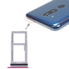 LG G7 ThinQ SIM & microSD Card Tray - Purplish Red