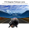 Car Universal HD Night Vision Rear View Reversing Three-Control Fisheye Camera, Style: AHD1080P Panoramic Gold Edge Interpolation
