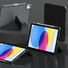 For iPad 10th Gen 10.9 2022 mutural Y-Shape Deformation Leather Tablet Case(Black)