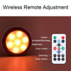 TL009-RGB Wireless Timer Dimming Night Lights Party RGB Atmosphere Lights with Remote Control(Black)