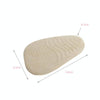 5 Pairs Anti-Slip Sole Pads For High Heels Gel Crystal Comfortable Half Pads, Colour: Transparent