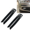 2 Pairs Universal Car Body Rear Bumper Protector Trim Cover Protective Strip Car Body Protective Strip Car Accessories Protective Stickers Car Protective Kit Car Body 4 Angle Protective Cover(Black)