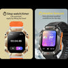 LEMFO KR80 2.0 inch BT5.1 IP67 Sport Smart Watch, Support Bluetooth Call / Sleep / Blood Oxygen / Heart Rate / Blood Pressure Health Monitor(Black)