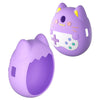 For Tamagotchi pix Silicone Cartoon Electronic Pet Protective Case(Purple)