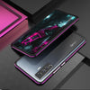 For Vivo X50 & X50 Pro Aluminum Alloy Shockproof Protective Bumper Frame(Black Purple)