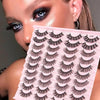 20pairs /Box Naturally Make Up Curling False Eyelashes Russian Strip Lashes Y700