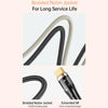 awei CL-229C Type-C to Type-C 100W with Chip Braid Fast Data Charging Cable, Length:1.2m(White)