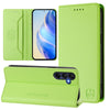 For Samsung Galaxy A16 5G RC01 Dual-Folded Magnetic Suction RFID Leather Phone Case(Grass Green)