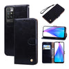 For Xiaomi Redmi 10 Business Style Oil Wax Texture Horizontal Flip Leather Case with Holder & Card Slots & Wallet(Black)