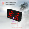 Compact LED Digital Display Time Voltmeter, Specification: 2 in 1 Water Temperature Blue
