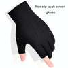 Outdoor Bicycle Riding Fishing Gloves Thin Breathable Anti-UV Sports Ice Silk Gloves, Style: Women Full Finger Pink