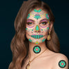 Halloween Two-Color Luminous Funny Tattoo Stickers Face Sticker(FCY-004)
