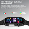 ET570 1.96 inch Color Screen Smart Watch Silicone Strap, Support Bluetooth Call / ECG(Beige)