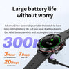 ET482 1.43 inch AMOLED Screen Sports Smart Watch Support Bluetooth Call /  ECG Function(Blue Silicone Band)