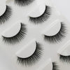 4 Pairs In One Box Handmade Mink False Eyelashes Slender And Long Three-Dimensional Multilayer Eyelashes(G100)