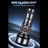 829 T40 1000LM USB Rechargeable LED Flashlight Not Battery(Black)