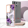 For Samsung Galaxy S25 Ultra 5G Electroplating IMD TPU Phone Case(Purple Flower)