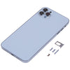 iPhone XS Max Rear Glass Housing Replacement, Blue (iP13 Pro Max Style)