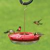 Red Hanging Hummingbird Feeder - Outdoor Garden Patio