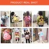 Kids 3D Animal Velvet Backpacks Children Cartoon Kindergarten Toys Gifts School Bags(Cows)