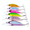 HENGJIA Long Throw Bionic Cocked Mouth Fake Bait Fishing Three-jaw Treble Hooks(3#)