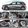 9 PCS / Set Car Waterproof Gloves Tire Gap Cleaning Brush Car Wash Set