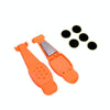 Multifunctional Bicycle Tire Changing Tool, Color: Orange+5 Tire Patches