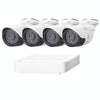720P Wireless NVR Kit - 4x 1MP IP Cameras, Night Vision, Motion Detection