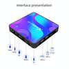 X88 PRO10 4K Smart TV BOX Android 11.0 Media Player, RK3318 Quad-Core 64bit Cortex-A53, RAM: 4GB, ROM: 64GB(EU Plug)