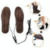 USB Electric Powered Heated Insoles Keep Feet Warm Pad with USB Cable, Size: 35-36 yard(Brown)